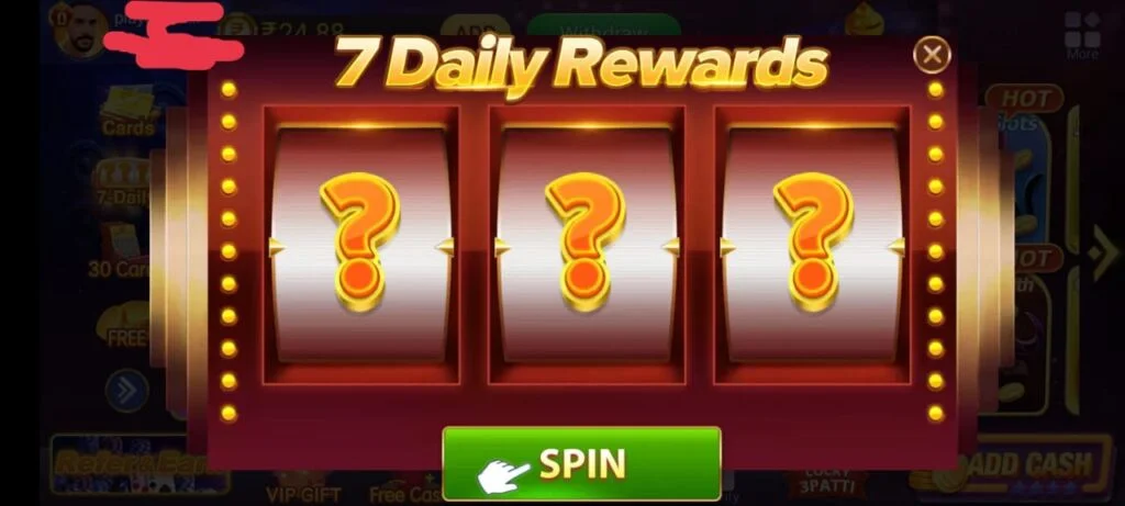 teen patti master 7 daily rewards